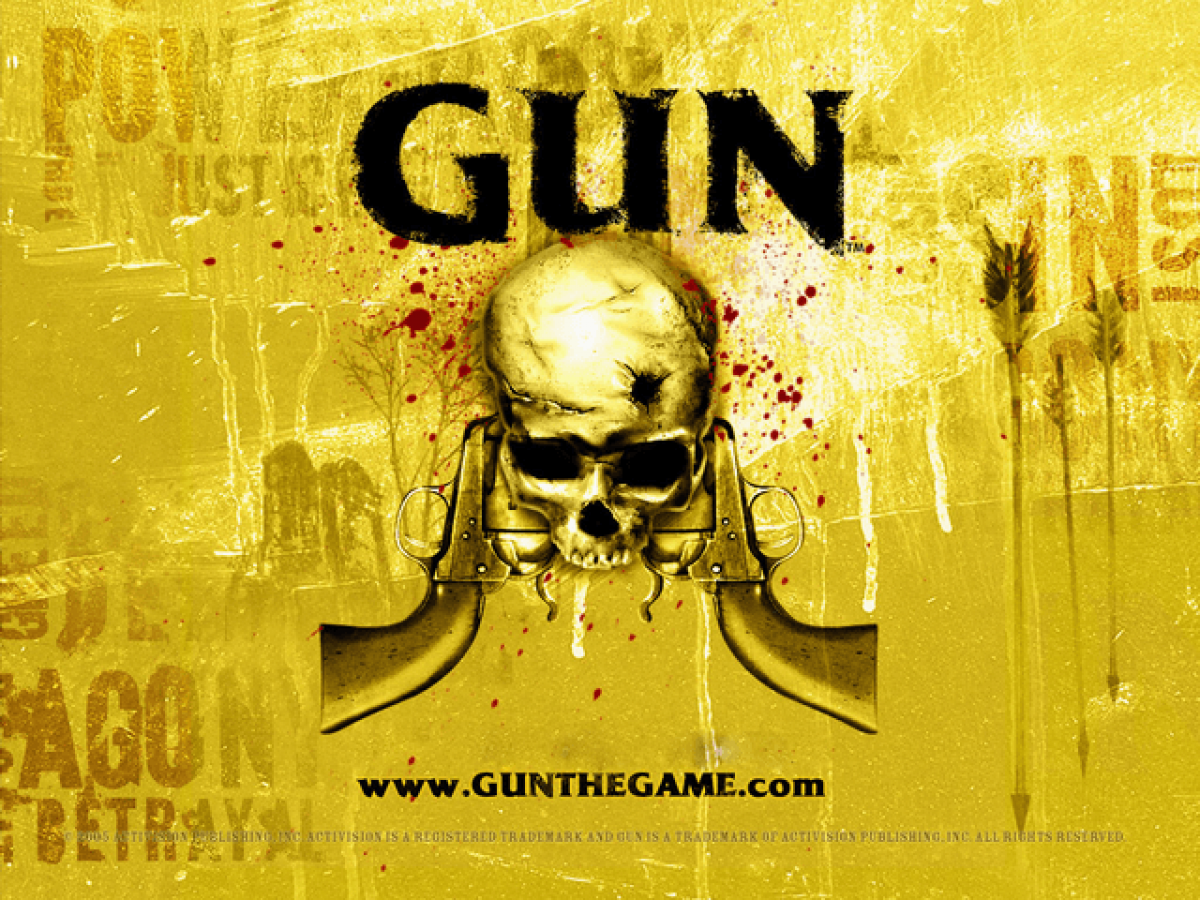 Gun – Xbox (XBOX) Title SCreen Art Cover For this Xbox Original Video Game