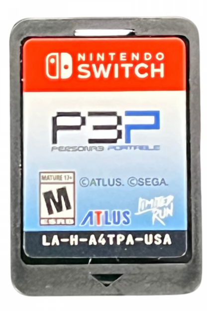 Persona 3 Portable Limited Run #213 SDCC Foil Nintendo Switch NS video game featuring role playing gameplay high school life simulation dungeon exploration turn based combat Persona battles social links character development supernatural mystery storyline limited edition collectible release cartridge art