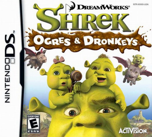 Shrek: Ogres and Dronkeys cover art for Nintendo DS (DS) video game
