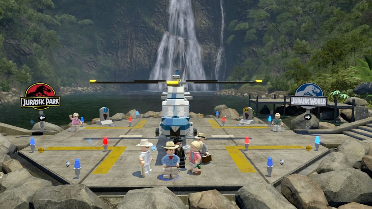 LEGO Jurassic World PlayStation 4 (PS4) action adventure video game gameplay