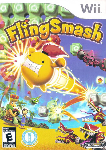 FlingSmash – Nintendo Wii (Wii) action platformer cover art for video game