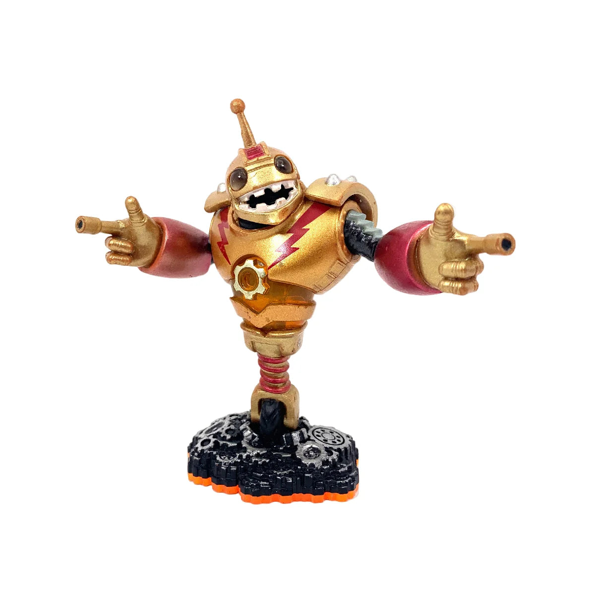 Bouncer Series 2 Giants Skylanders character figure featuring Bouncer the Tech element Skylander with powerful robotic fists mechanical design ranged laser attacks boxing-inspired combat abilities Skylanders Giants compatibility toys to life gameplay and collectible gaming appeal