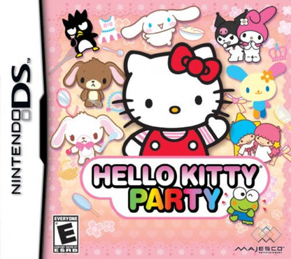 Hello Kitty Party cover art for Nintendo DS (DS) party mini-game collection video game
