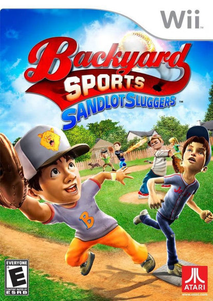 Backyard Sports: Sandlot Sluggers cover art for Nintendo Wii (Wii) video game
