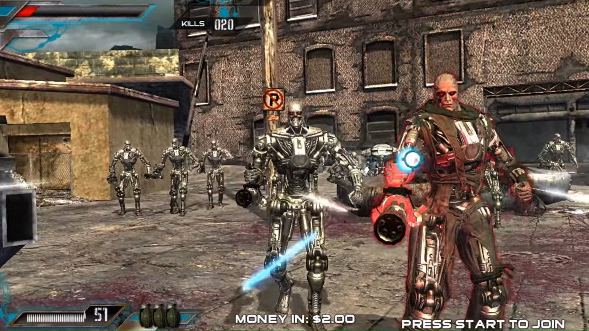 Terminator Salvation for PlayStation 3 (PS3) at Gamers INC, featuring an intense third-person cover-based shooter set in the post-apocalyptic Future War where you play as John Connor leading the Resistance against the relentless machines of Skynet gameplay screenshot