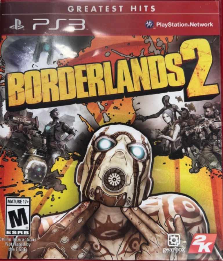 Borderlands 2 (Greatest Hits) cover art for PlayStation 3 video game. 
