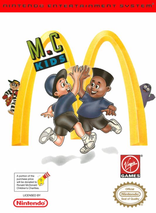 M.C. Kids cover art for Nintendo Entertainment System (NES) video game