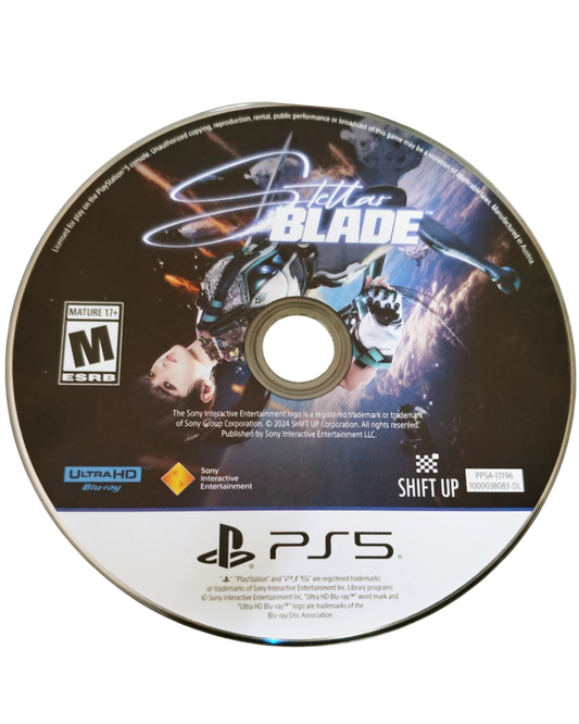 Stellar Blade PS5 game featuring fast-paced action combat, cinematic sci-fi storytelling, and visually stunning next-generation gameplay on PlayStation 5 disc