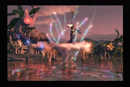 Final Fantasy X gameplay for PlayStation 2 (PS2) fantasy role-playing adventure video game