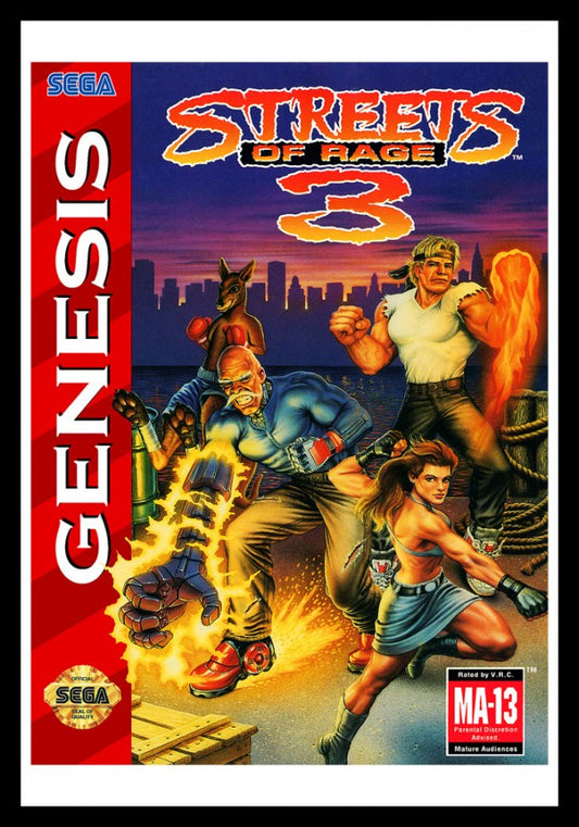 Streets of Rage 3 cover art for Sega Genesis (GEN) video game