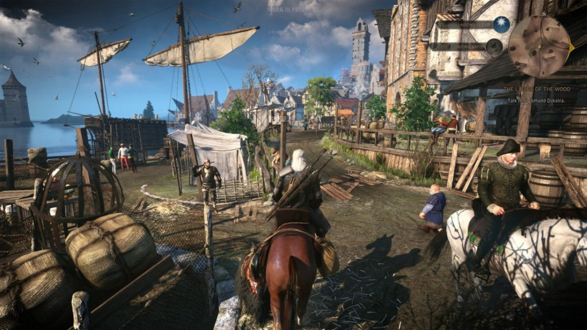 The Witcher 3: Wild Hunt – PlayStation 4 (PS4) video game gameplay, open-world action role-playing game