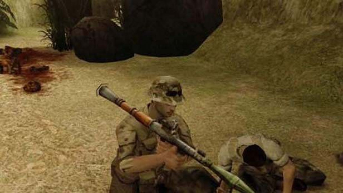 Shellshock: Nam '67 – PlayStation 2 (PS2) video game gameplay, third-person military shooter.