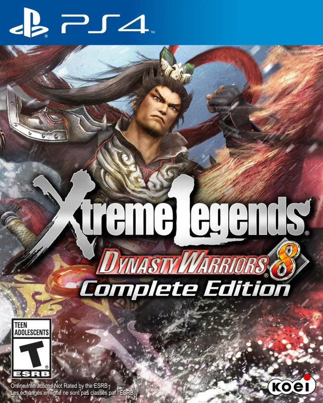 Dynasty Warriors 8: Xtreme Legends [Complete Edition] cover art for PlayStation 4 (PS4) video game