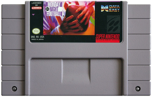 ABC Monday Night Football cartridge for Super Nintendo Entertainment System SNES retro video game
