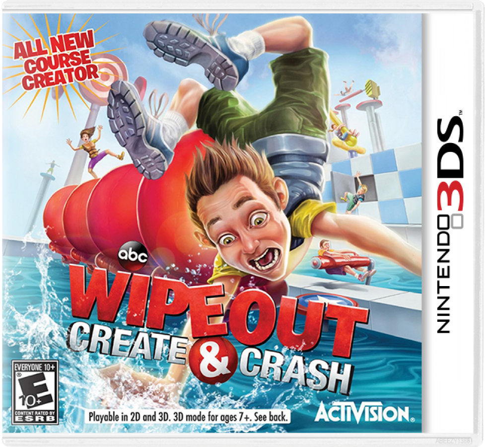 Wipeout: Create & Crash cover art for Nintendo 3DS (3DS) video game