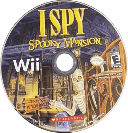 I Spy: Spooky Mansion – Nintendo Wii (Wii) hidden object puzzle adventure video game disc
