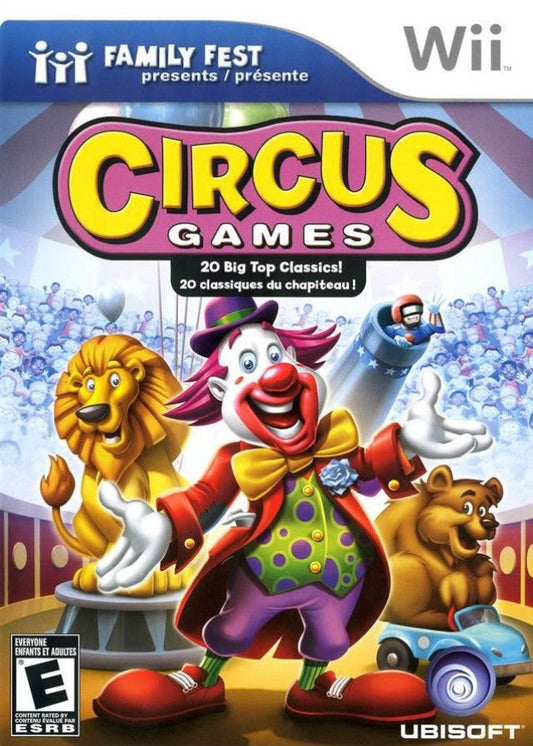 Circus Games cover art for Nintendo Wii (Wii) video game
