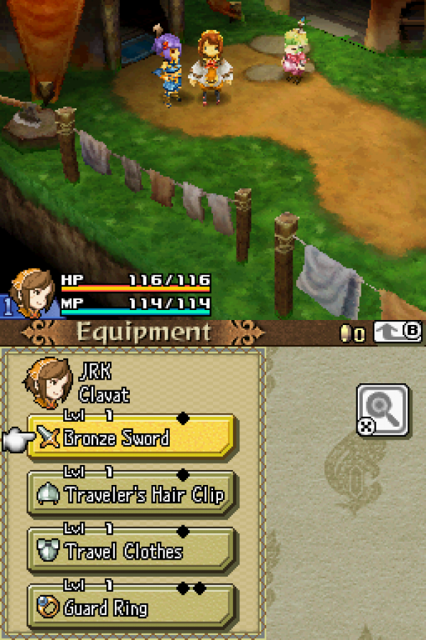 Final Fantasy Crystal Chronicles Echoes of Time Nintendo DS game featuring action RPG gameplay with real time combat dungeon exploration character customization and cooperative multiplayer in the Final Fantasy Crystal Chronicles universe gameplay
