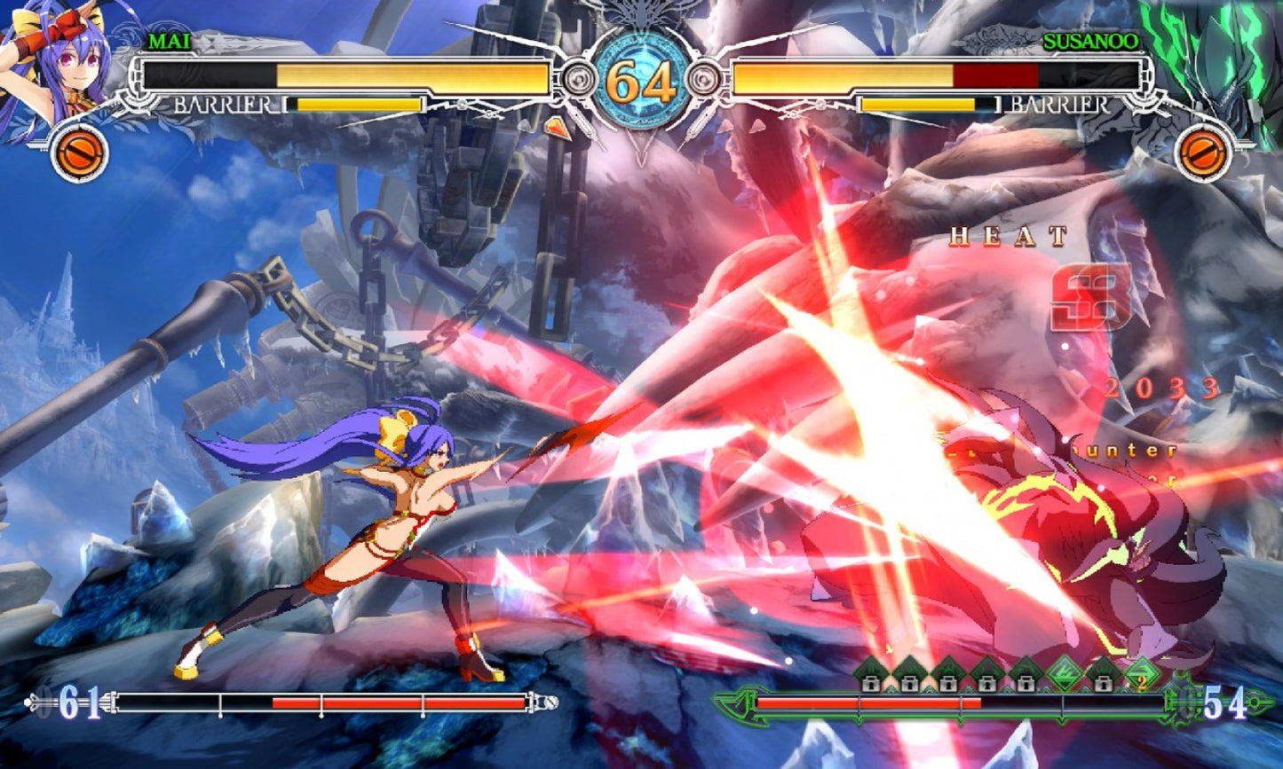 BlazBlue: Central Fiction retro PS4 video game BlazBlue Central Fiction anime fighting game arcade style combat fast paced battles competitive multiplayer 2D fighter console release gameplay 