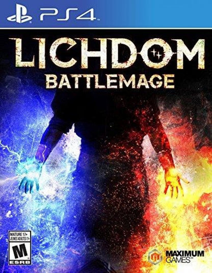 Lichdom: Battlemage – PlayStation 4 (PS4) video game cover art, first-person action RPG.