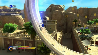 Sonic Unleashed Xbox 360 for retro video game enthusiasts featuring high speed platforming gameplay fast paced action colorful world exploration day and night gameplay mechanics challenging levels iconic Sonic the Hedgehog adventure and collectible gaming appeal gameplay  