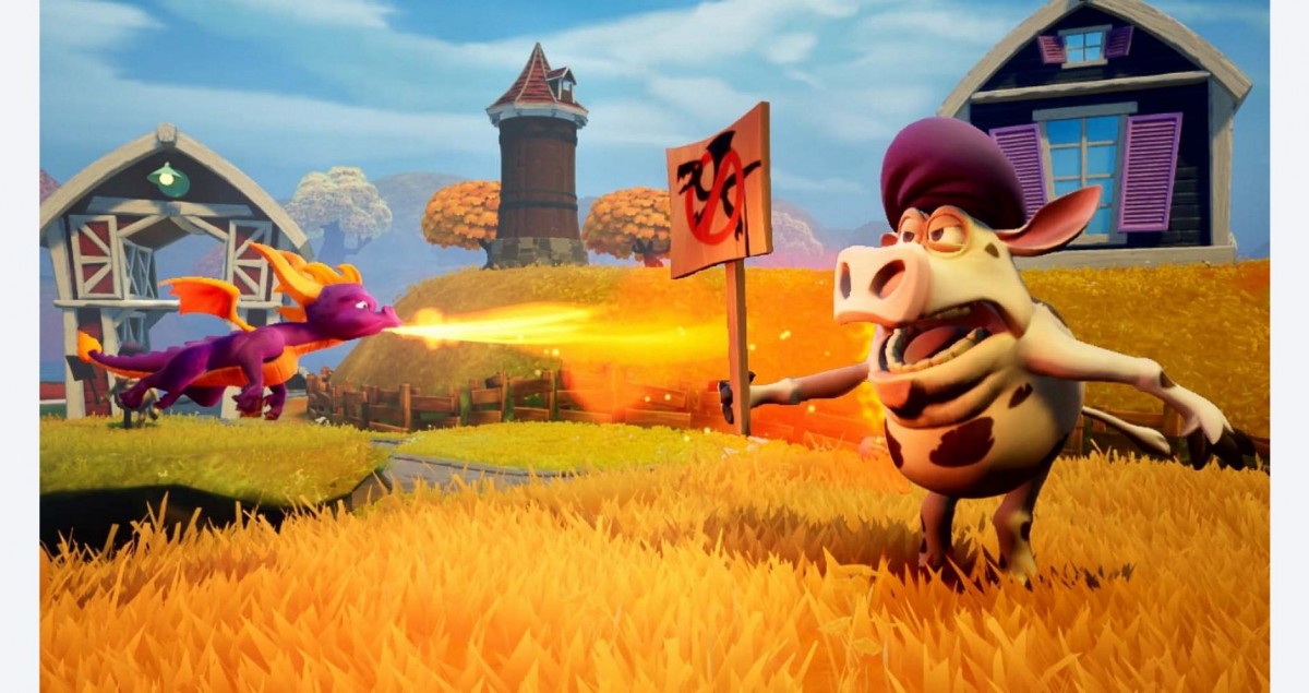 Spyro: Reignited Trilogy – Nintendo Switch (NS) gameplay image for video game for NS