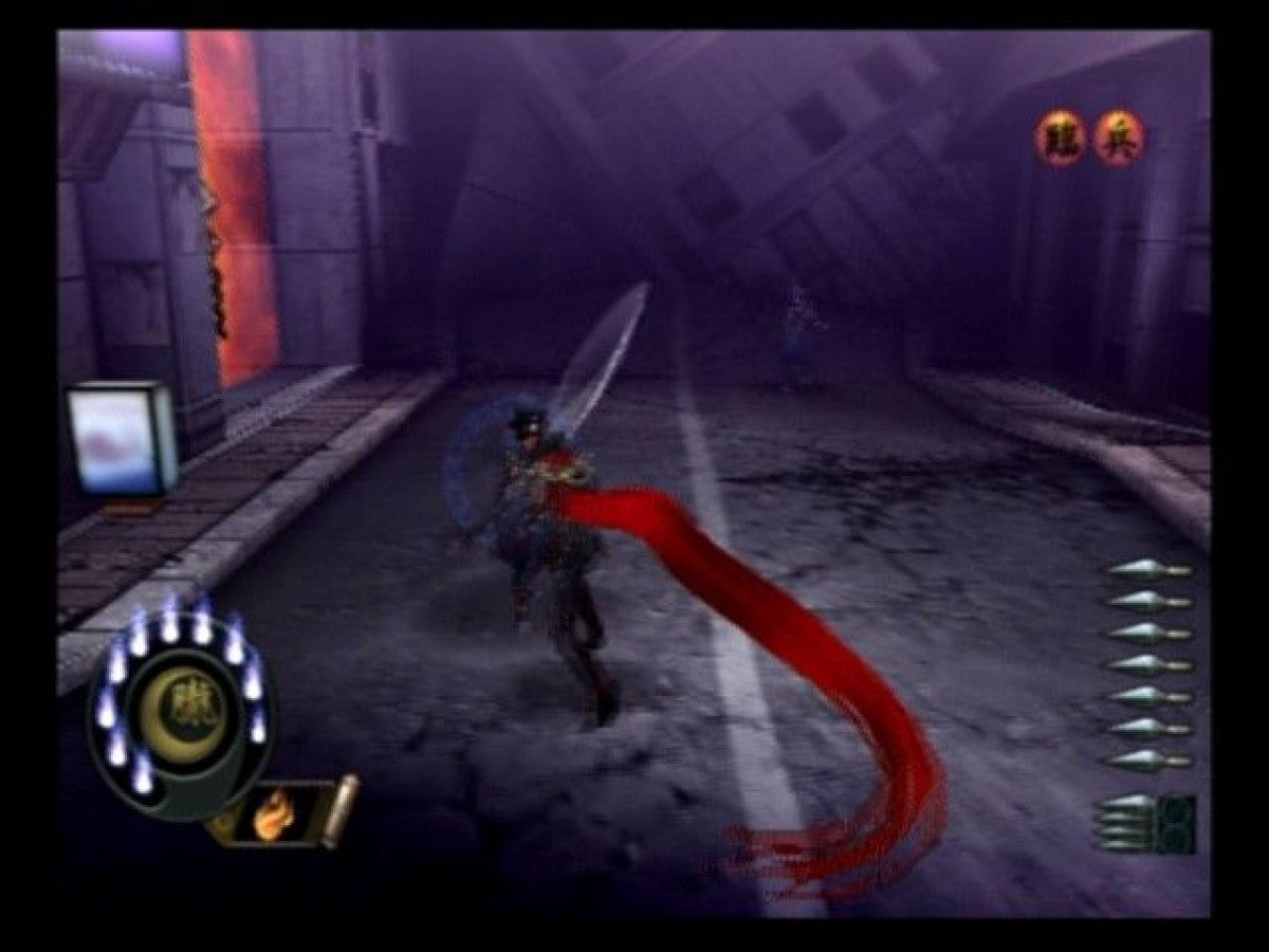 Shinobi – PlayStation 2 (PS2) video game gameplay, action-adventure ninja game.