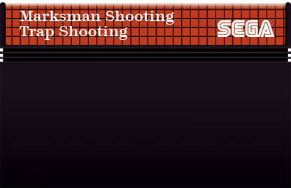 Marksman Shooting and Trap Shooting – Sega Master System (SMS) cartridge for light gun shooting video game