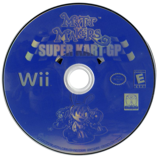 Myth Makers: Super Kart GP – Nintendo Wii (Wii) arcade kart racing multiplayer video game disc