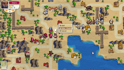 Wargroove Deluxe Edition Nintendo Switch NS video game featuring turn based tactical strategy gameplay fantasy warfare army management unit combat battlefield tactics campaign missions commander abilities and strategic battles Nintendo Switch gaming video game collection gameplay