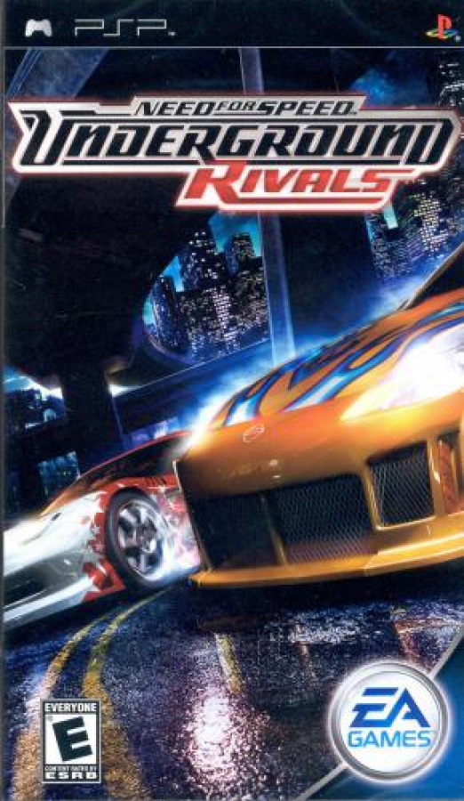 Need for Speed: Underground Rivals cover art for PlayStation Portable (PSP) video game