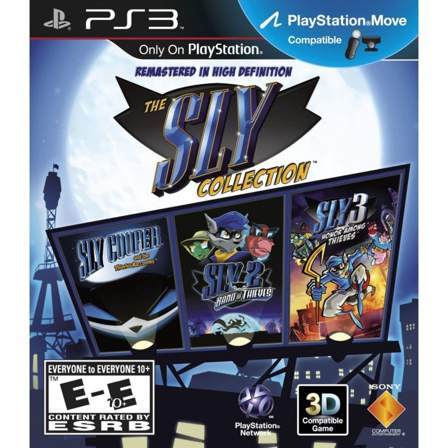 Sly Collection, The cover art for PlayStation 3 (PS3) video game