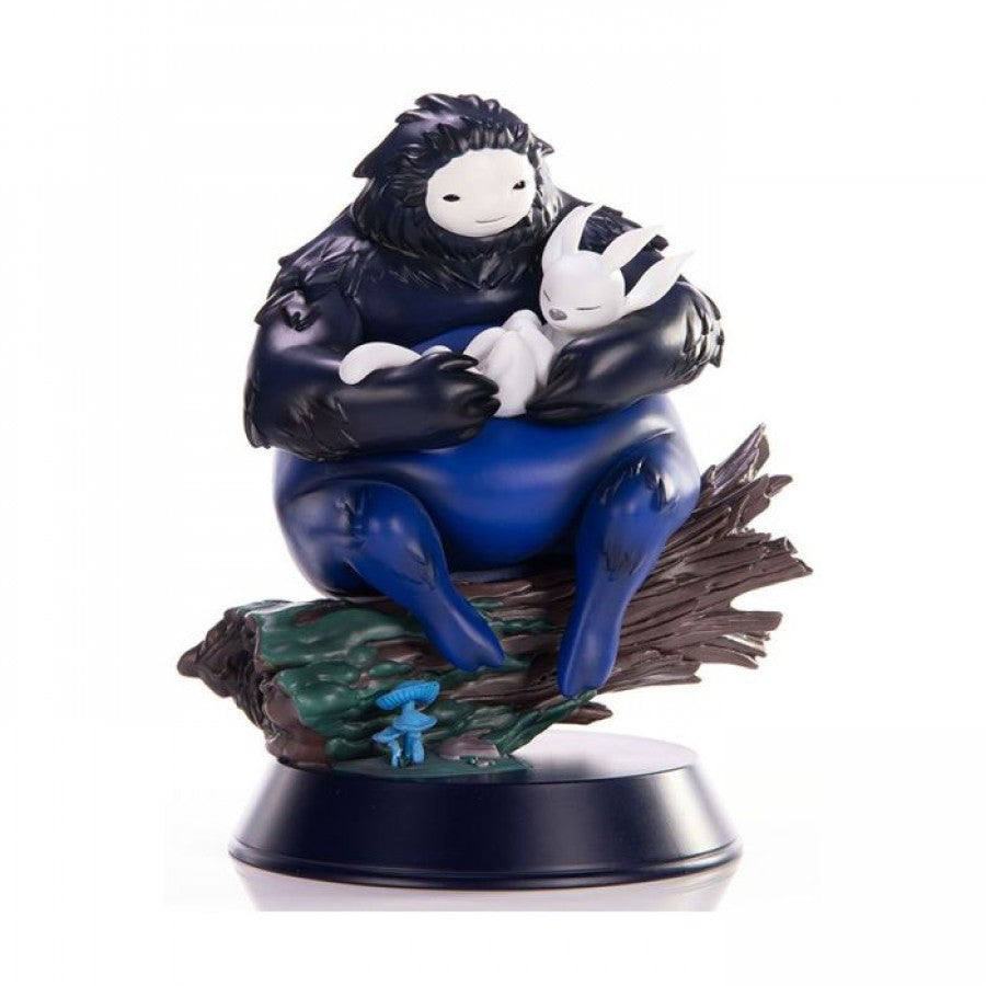 Ori and Naru Statue collectible Ori and the Blind Forest figure featuring Ori and Naru character designs detailed sculpted figures emotional woodland scene premium construction display base collectible video game merchandise and high end collector display appeal