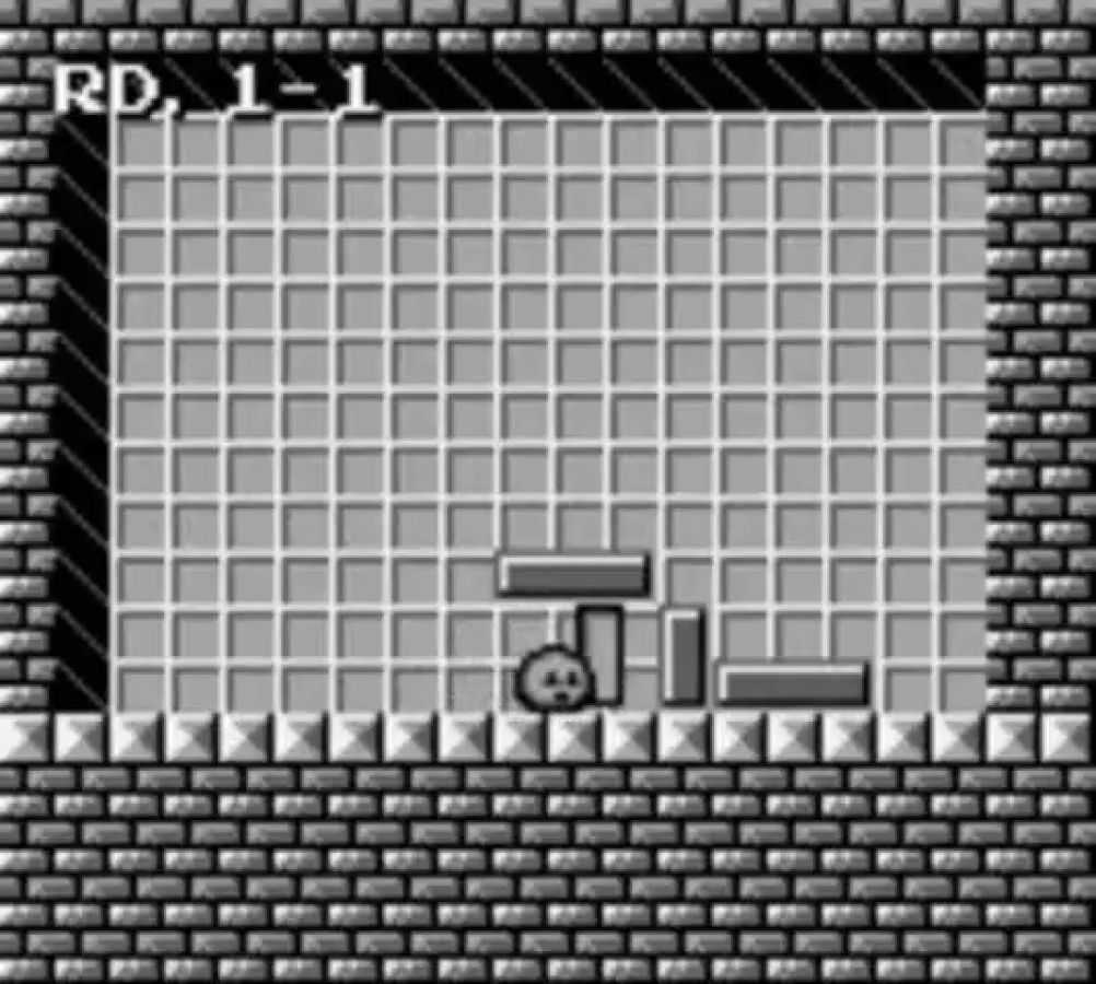 Megalit Game Boy puzzle video game gameplay