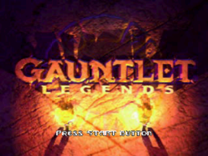 Gauntlet Legends title screen for Playstation 1 (PS) video game
