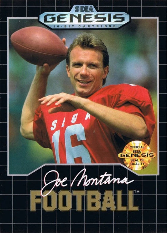 Joe Montana Football cover art for Sega Genesis (GEN) video game