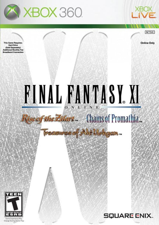 Final Fantasy XI cover art for Xbox 360 (X360) video game