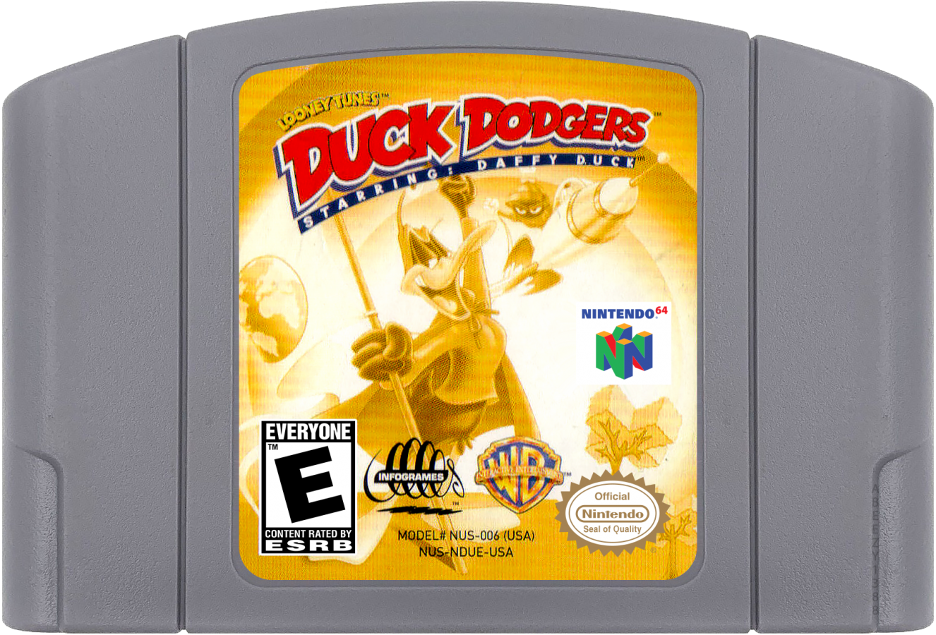 Duck Dodgers cartridge for Nintendo 64 (N64) video game