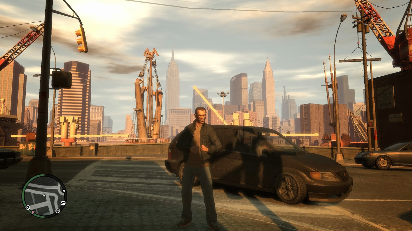 Grand Theft Auto IV gameplay for Xbox 360 (X360) video game 