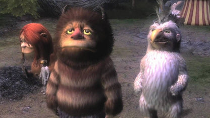 Where the Wild Things Are gameplay for Nintendo Wii (Wii) featuring action‑adventure gameplay inspired by the classic story, with exploration, platforming, and creature‑filled environments.