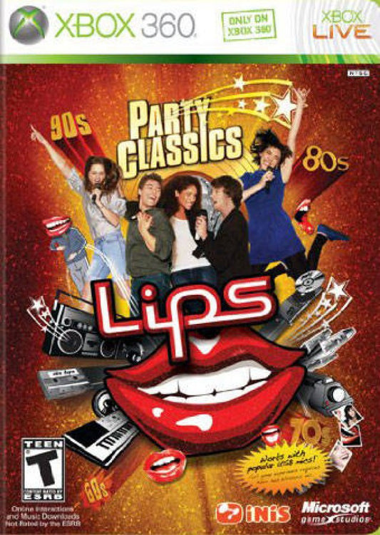 Lips: Party Classics cover art for Xbox 360 (X360) video game