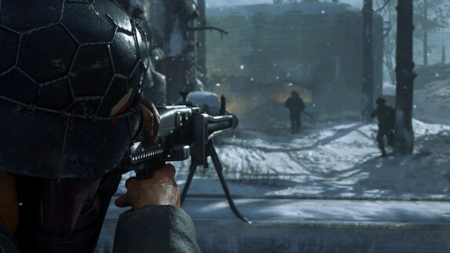 Call of Duty: WWII gameplay for PlayStation 4 (PS4) first-person shooter video game