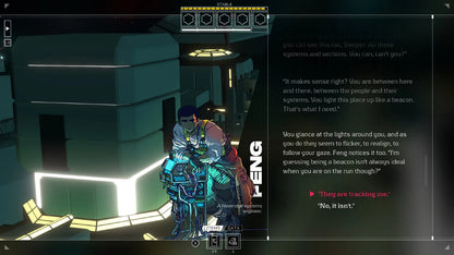 Citizen Sleeper Nintendo Switch inspired design featuring narrative driven sci fi role playing adventure aesthetic futuristic space station setting deep character choices cyberpunk storytelling immersive exploration resource management and branching outcomes presentation gameplay  
