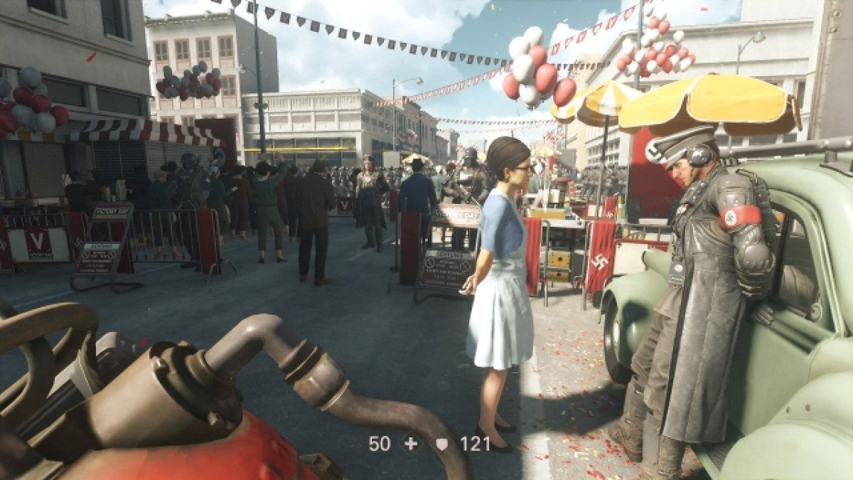 Wolfenstein II The New Colossus PlayStation 4 PS4 for first person shooter video game fans featuring intense action gameplay alternate history storyline cinematic campaign powerful weapons fast paced combat stealth missions resistance warfare collectible gaming appeal gameplay