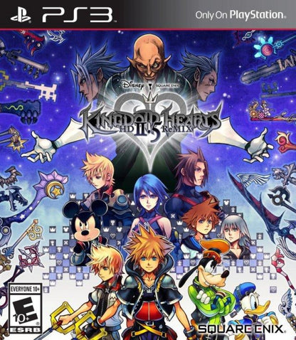 Kingdom Hearts HD 2 point 5 Remix cover art for PlayStation 3 PS3 video game
