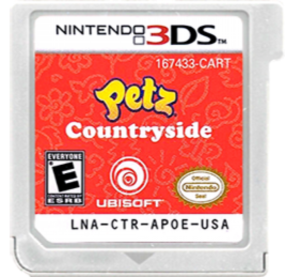 Petz Countryside cartridge for Nintendo 3DS (3DS) pet simulation video game