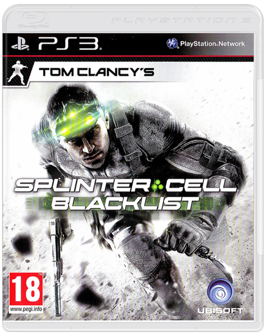 Tom Clancy's Splinter Cell: Blacklist cover art for PlayStation 3 (PS3) video game