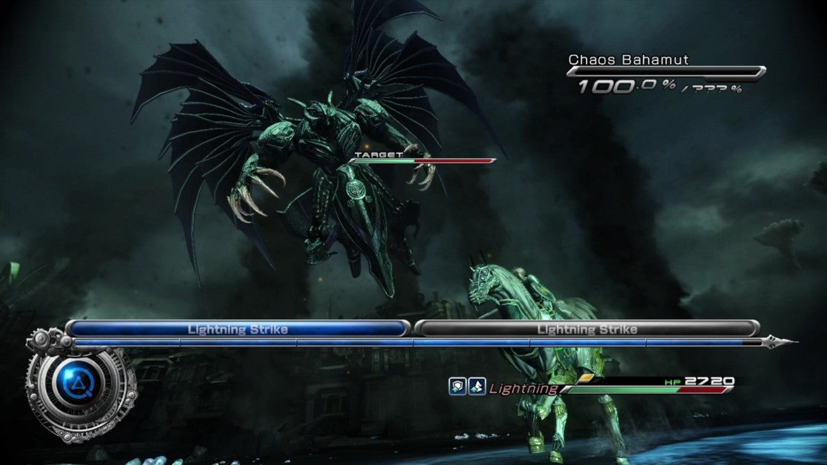 Final Fantasy XIII-2 gameplay for Xbox 360 (X360) role-playing video game