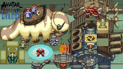 Avatar the Last Airbender Game Boy Advance GBA action adventure video game featuring Aang Katara Sokka elemental bending combat exploration puzzles enemies quests character abilities and gameplay inspired by the Avatar The Last Airbender animated series classic Game Boy Advance GBA gaming collectible retro gaming appeal gameplay