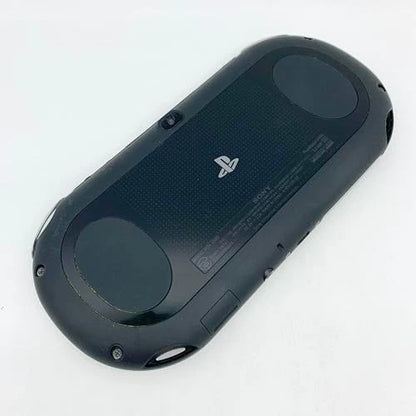 PS Vita 2000 console slim handheld gaming system Sony portable gaming device WiFi model touchscreen OLED replacement LCD lightweight rechargeable retro gaming console for PlayStation fans back 